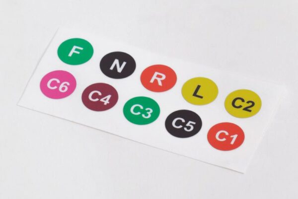 Handy VAQ labels voor ecg-leads